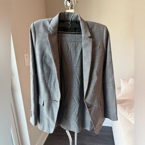 NWT Banana Republic Grey Skirt and Blazer Suit